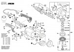 Bosch 3 601 H82 1P4 GWS 22-230 H Angle Grinder Spare Parts